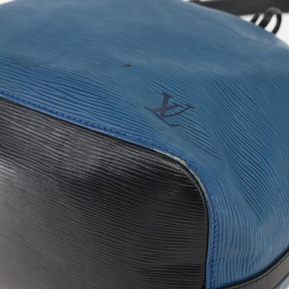 Louis Vuitton Bicolor Petit Noe Handbag Epi Leather, BLUE, LEATHER, Shoulder bag