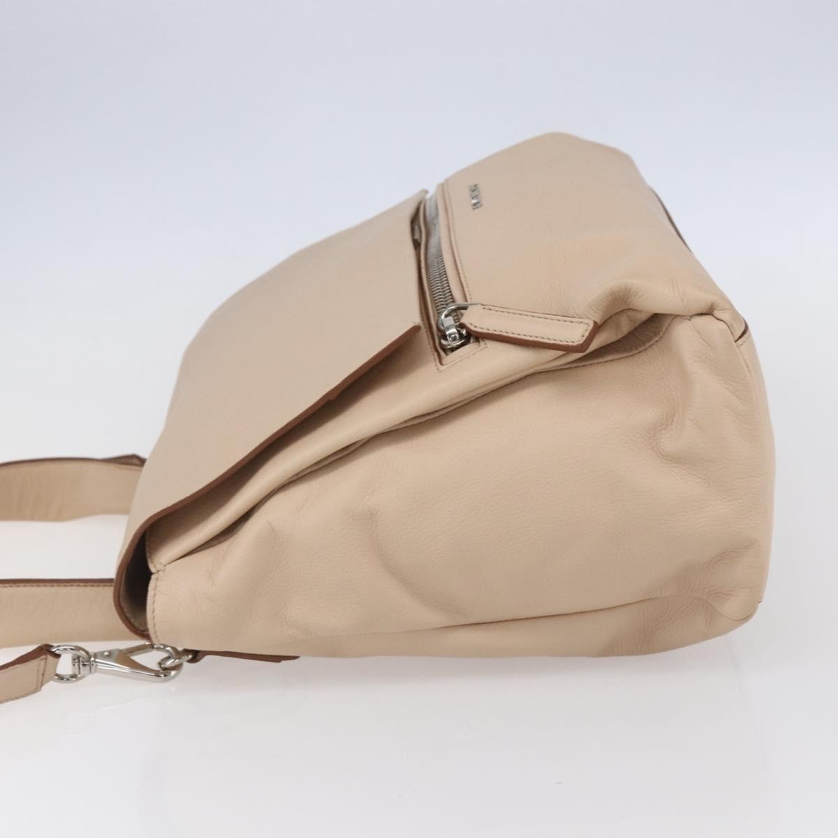 Givenchy Pandora Pure Satchel Leather, BEIGE, LEATHER, Handbag