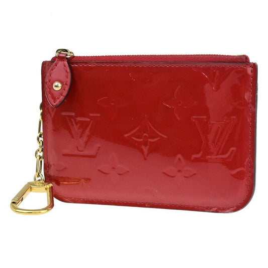 Louis Vuitton Pochette clés NM Monogram Vernis Patent Leather, RED, PATENT_LEATHER, Wallets