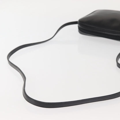 Salvatore Ferragamo Vala Shoulder Bag Leather, BLACK, LEATHER, Shoulder bag