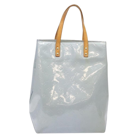 Louis Vuitton Reade Handbag Monogram Vernis, BLUE, PATENT_LEATHER, Handbag