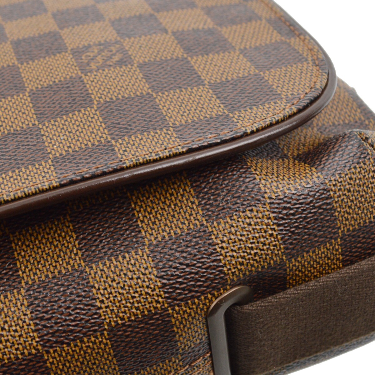 Louis Vuitton Brooklyn Handbag Damier, BROWN, CANVAS, Shoulder bag