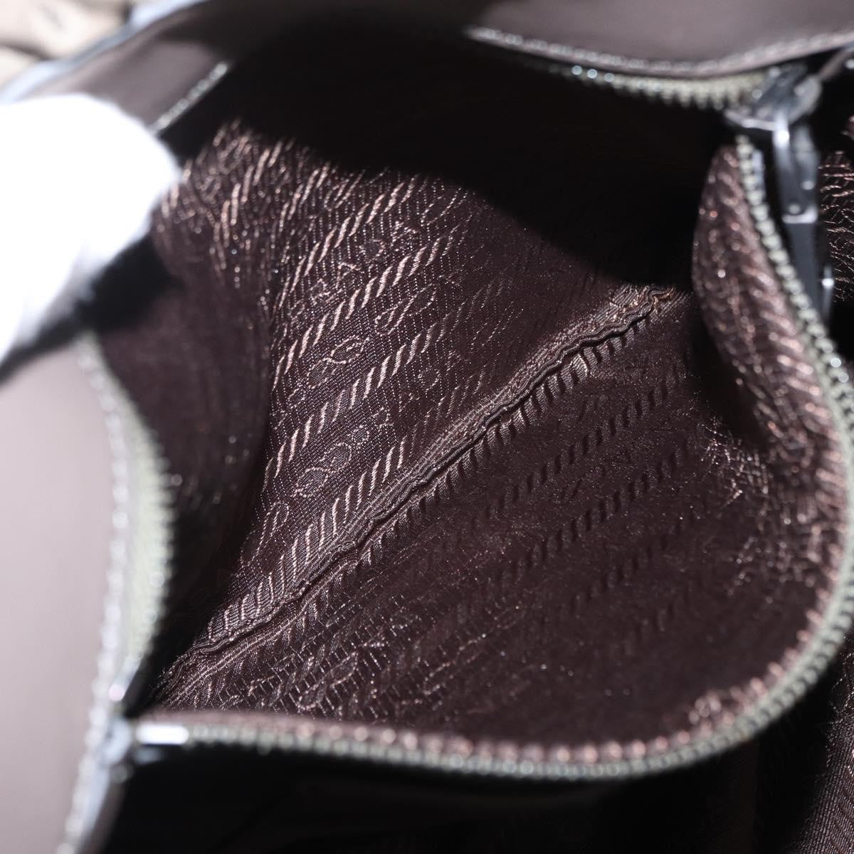 Prada Gaufre Convertible Hobo Tessuto, GRAY, NYLON, Shoulder bag