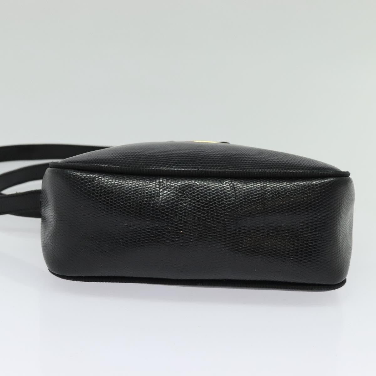 Salvatore Ferragamo Vala Shoulder Bag Leather, BLACK, LEATHER, Shoulder bag