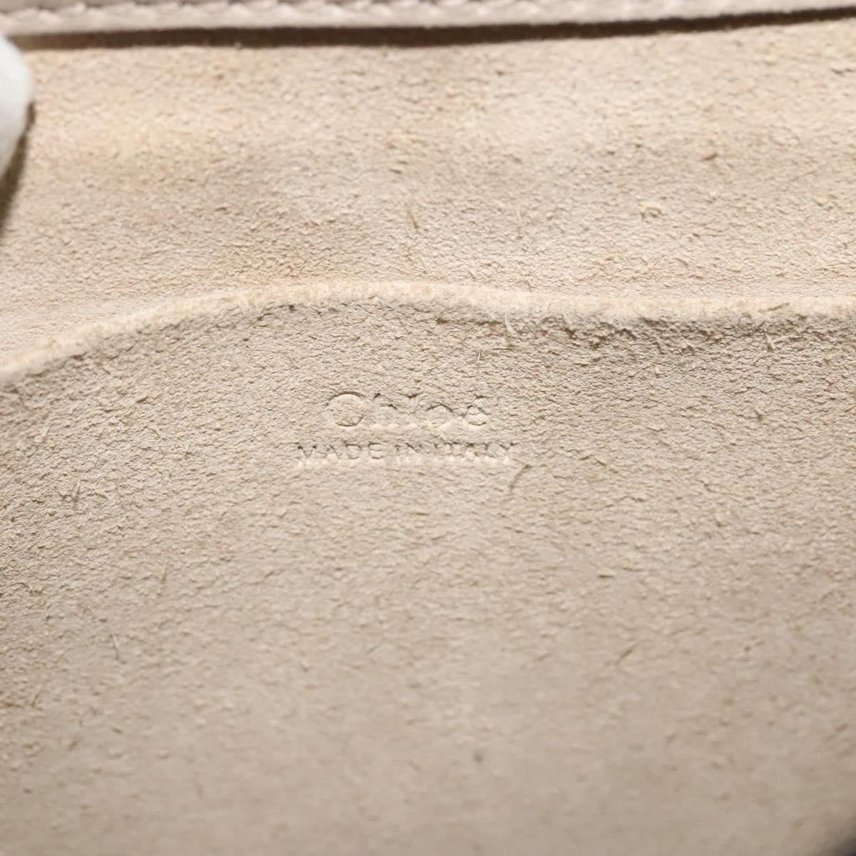 Chloe Nile Crossbody Bag Leather, BEIGE, LEATHER, Shoulder bag