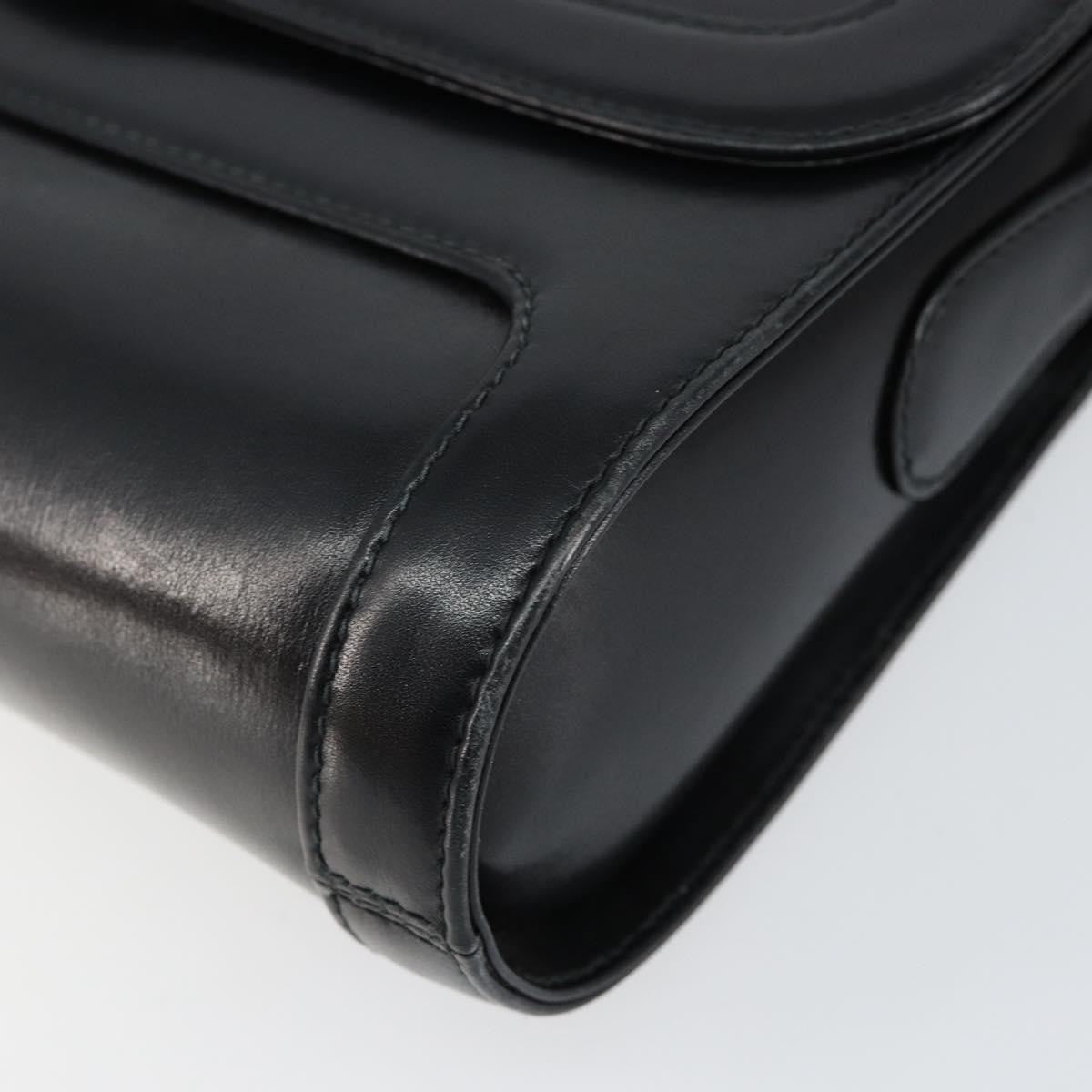 Gucci Vintage Shoulder Bag Leather, BLACK, LEATHER, Shoulder bag