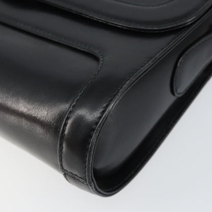 Gucci Vintage Shoulder Bag Leather, BLACK, LEATHER, Shoulder bag