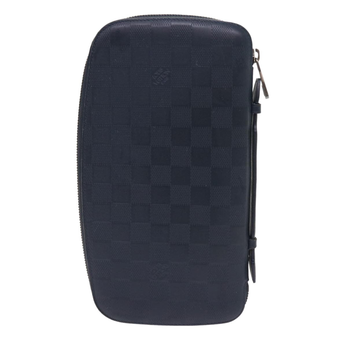 Louis Vuitton Organiser Atholl Leather, BLACK, LEATHER, Clutche & pouche