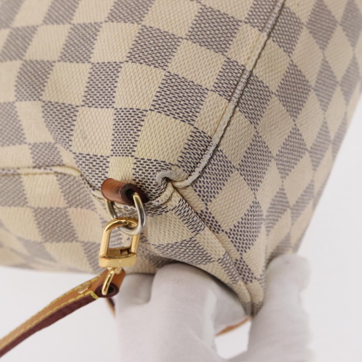 Louis Vuitton Sperone Backpack Damier, WHITE, CANVAS, Backpack