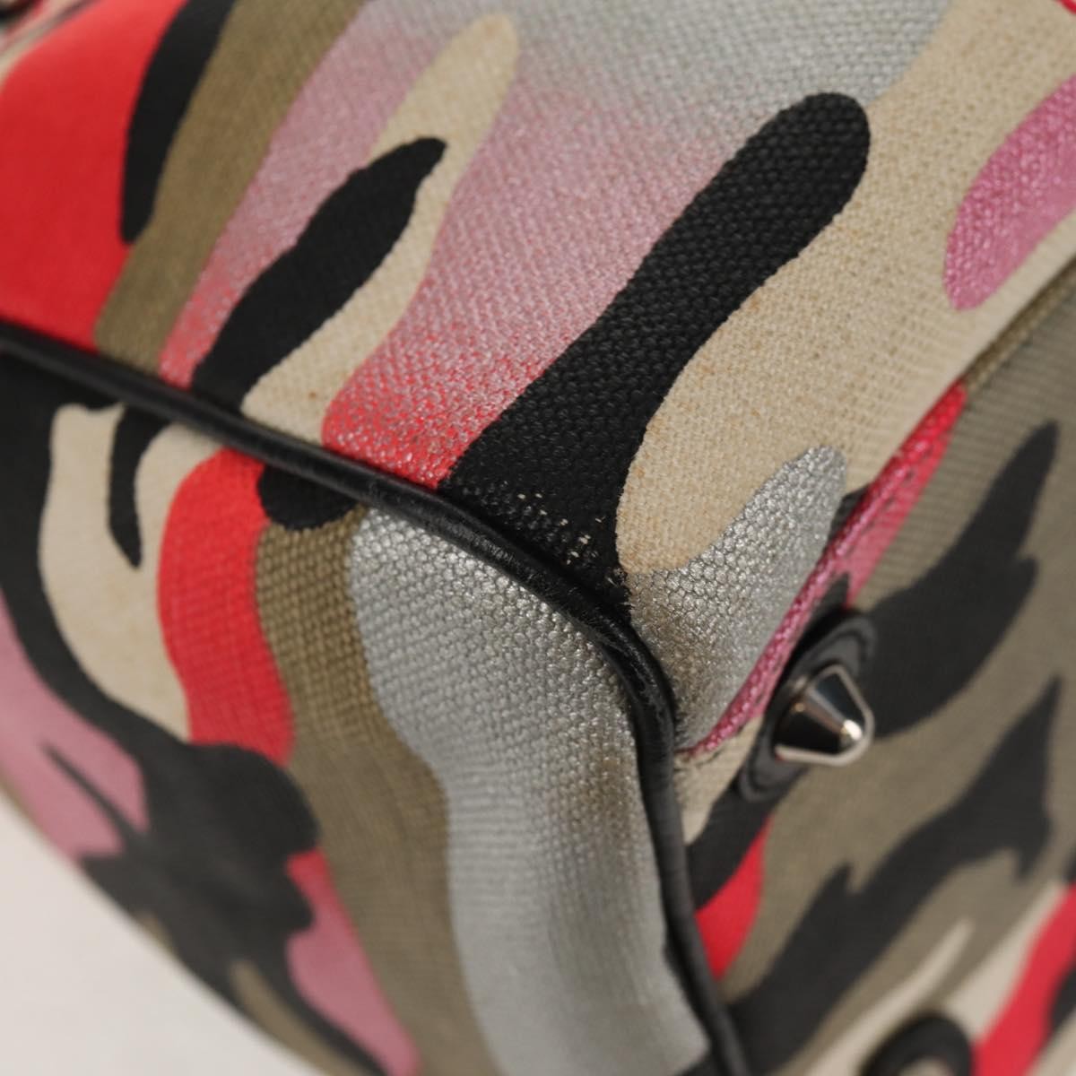 Christian Dior Polochon Satchel Limited Edition Anselm Reyle Camouflage Canvas, MULTICOLOUR, CANVAS, Travel bag