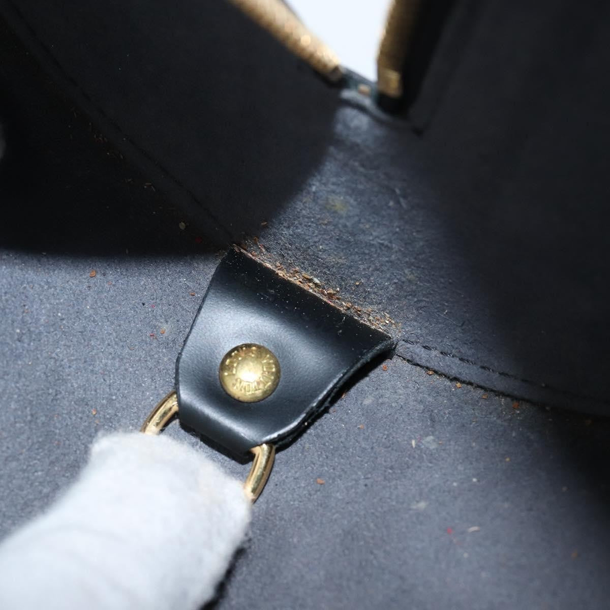 Louis Vuitton Soufflot Handbag Epi Leather, BLACK, LEATHER, Handbag