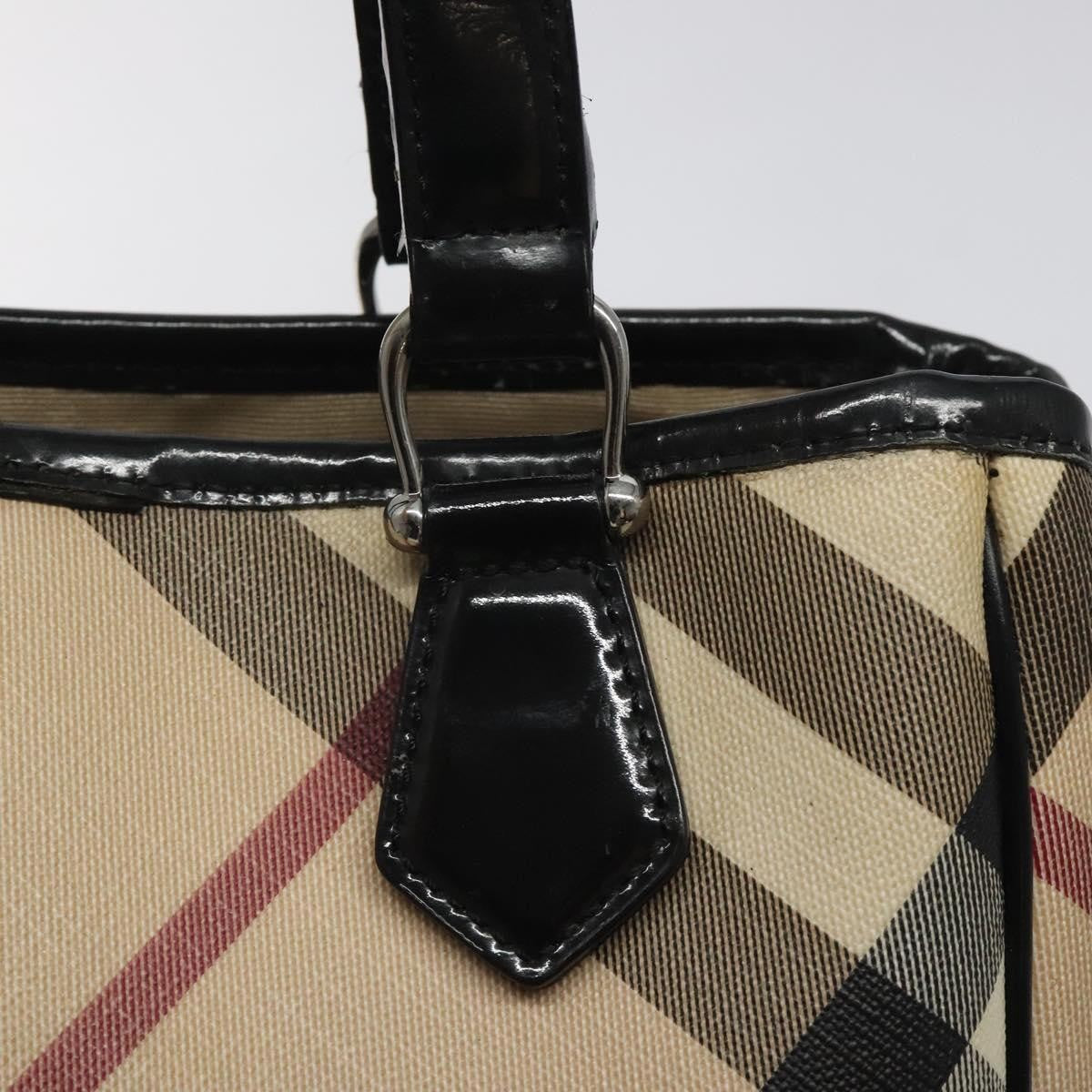 Burberry Nova Check Handbag Nova Check Canvas, BEIGE, CANVAS, Handbag