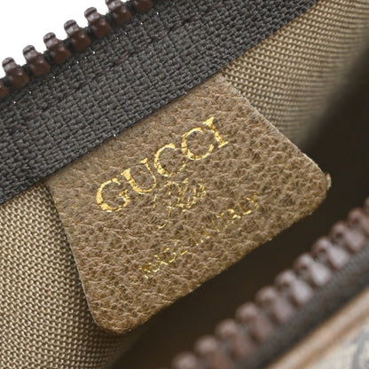 Gucci GG Plus Supreme Pouch Canvas, BROWN, PVC, Clutche & pouche