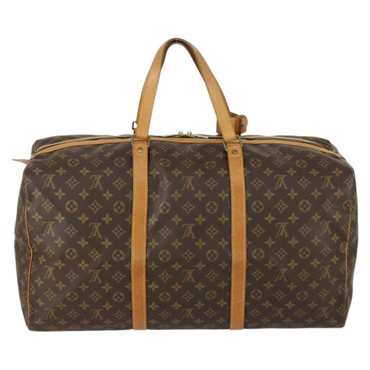Louis Vuitton Sac Souple Handbag Monogram Canvas, BROWN, CANVAS, Travel bag