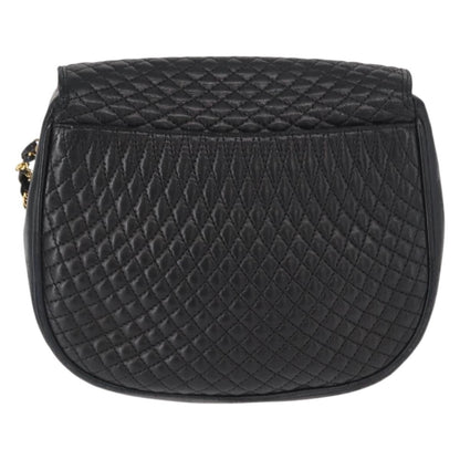 Bally Vintage Shoulder Bag Leather, BLACK, LEATHER, Shoulder bag