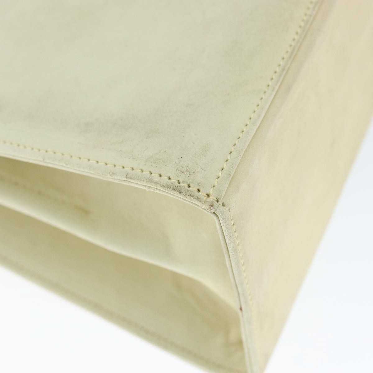 Salvatore Ferragamo Gancini Convertible Top Handle Bag Suede, BEIGE, SUEDE, Handbag