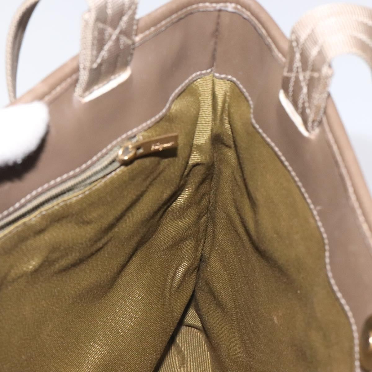 Salvatore Ferragamo Gancini Tote Gancini Canvas, BEIGE, CANVAS, Tote bag