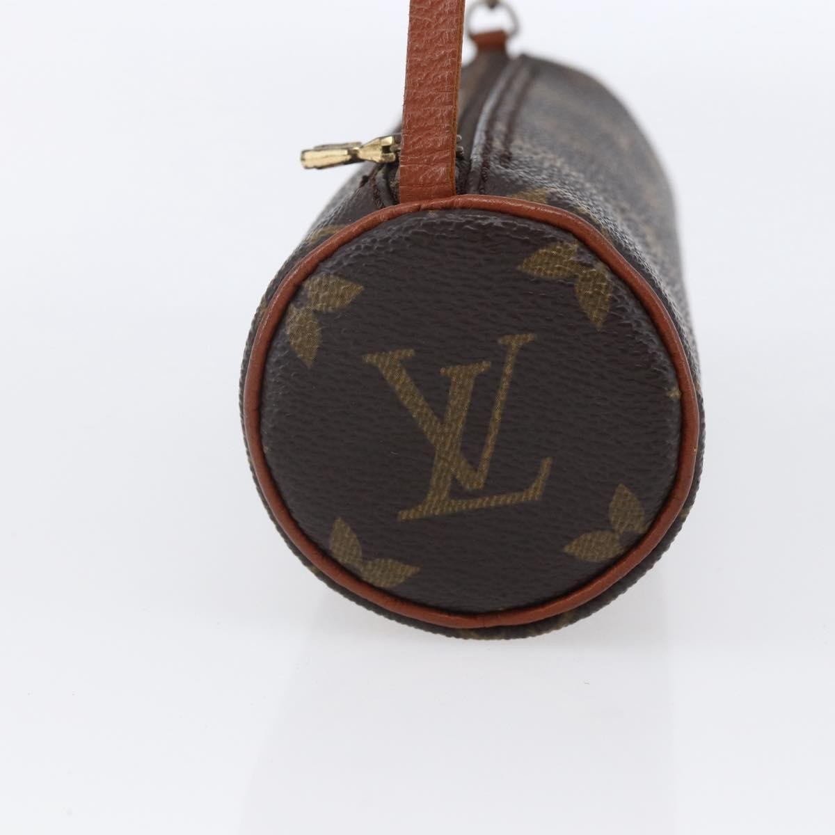 Louis Vuitton Papillon Pochette Monogram Canvas, BROWN, CANVAS, Clutche & pouche