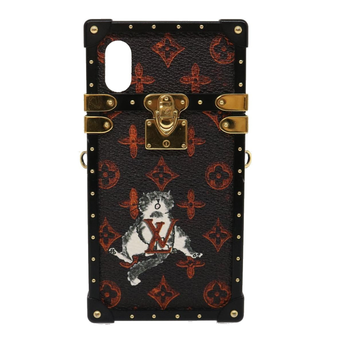 Louis Vuitton Phone case Canvas, BLACK, CANVAS, Tech accessory