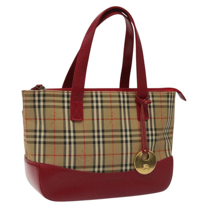 Burberry Nova Check Handbag Nova Check Canvas, BEIGE, CANVAS, Handbag