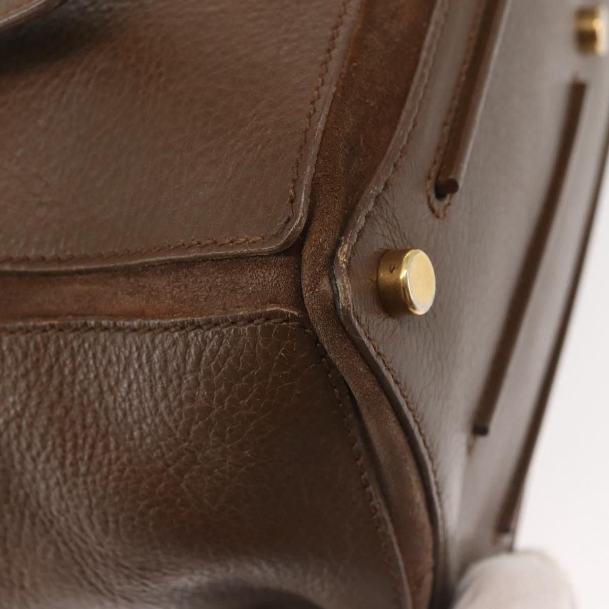 Saint Laurent Muse Two Bag Leather, BROWN, LEATHER, Handbag