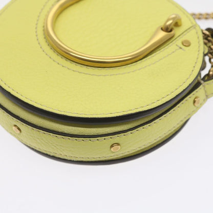 Chloe Pixie Crossbody Bag Leather and Suede, YELLOW, SUEDE, Crossbody bag