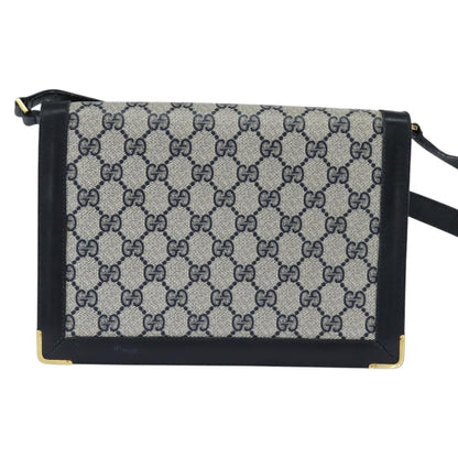 Gucci GG Supreme Messenger Bag GG canvas, NAVY, PVC, Shoulder bag