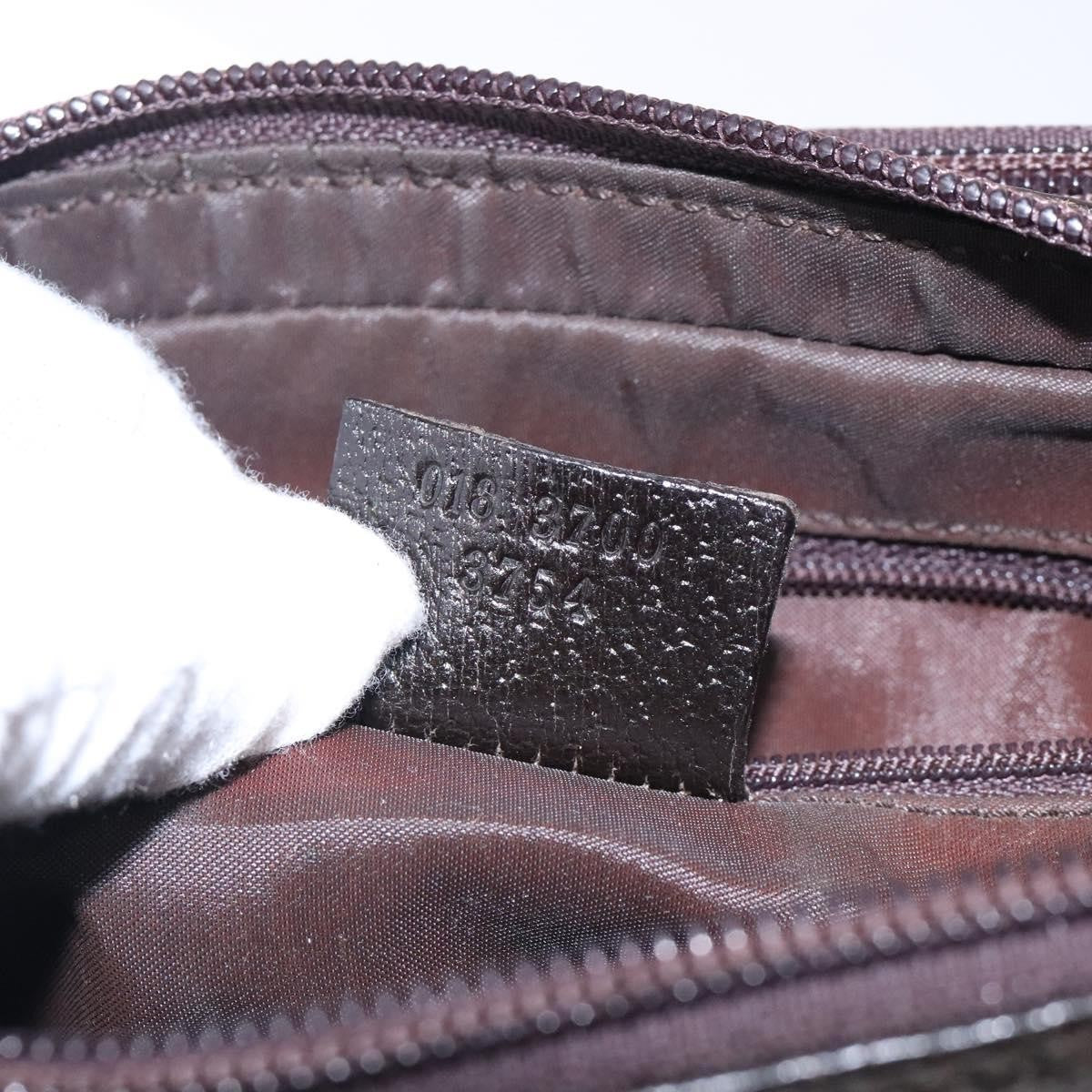 Gucci Zipped Pouch Leather, BROWN, LEATHER, Clutche & pouche