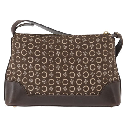 Celine C Macadam Shoulder bag Canvas, BROWN, CANVAS, Shoulder bag