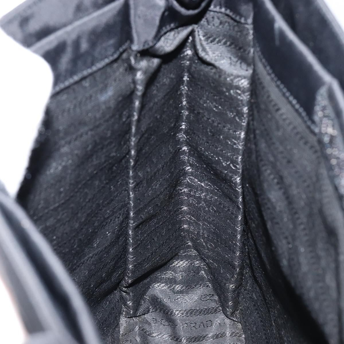 Prada Vintage Shoulder Bag Tessuto, BLACK, NYLON, Shoulder bag