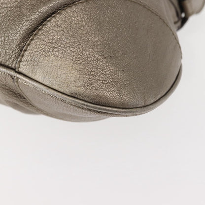 Salvatore Ferragamo Gancini Tote Leather, GOLD, LEATHER, Tote bag