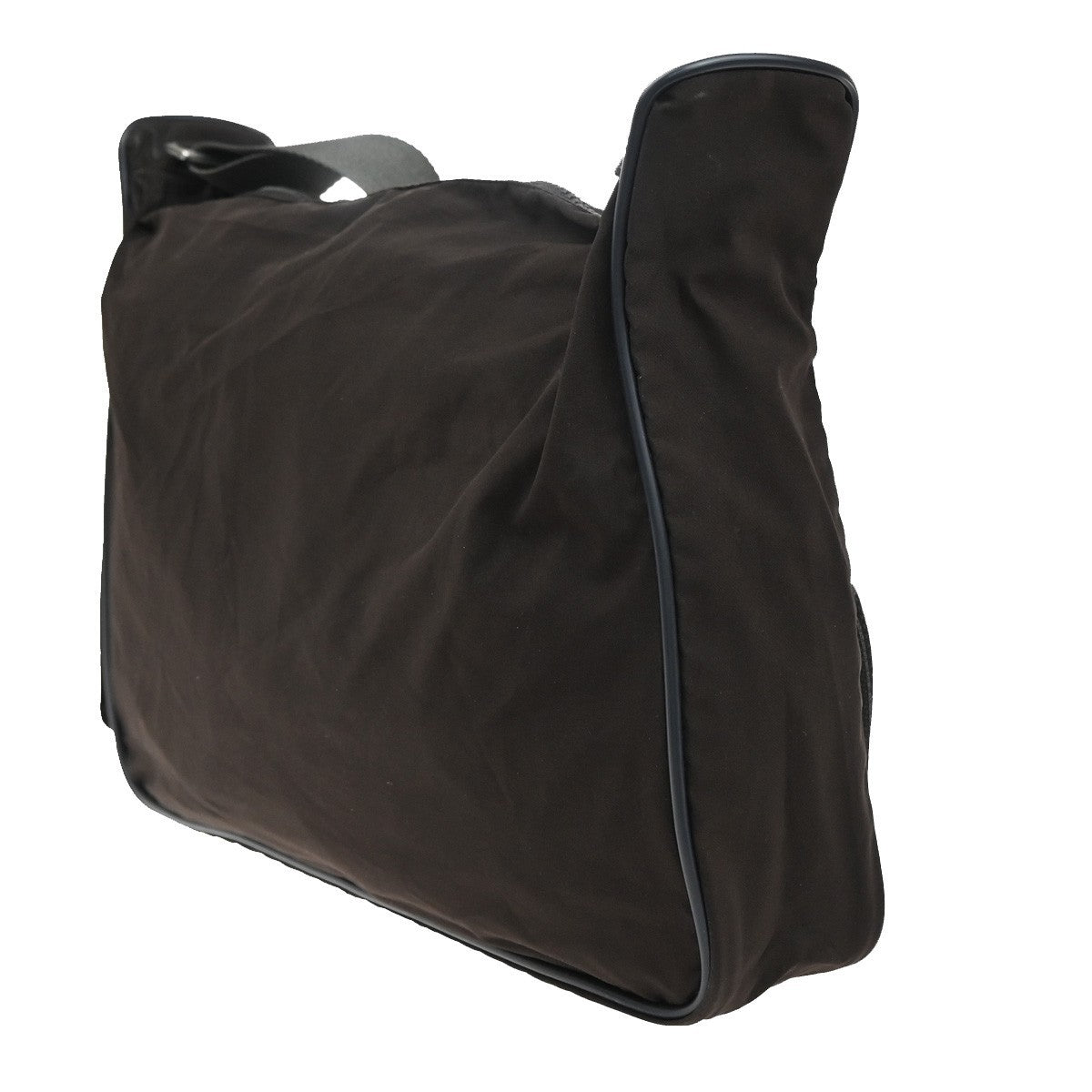 Prada Vintage Shoulder Bag Tessuto, BROWN, NYLON, Shoulder bag