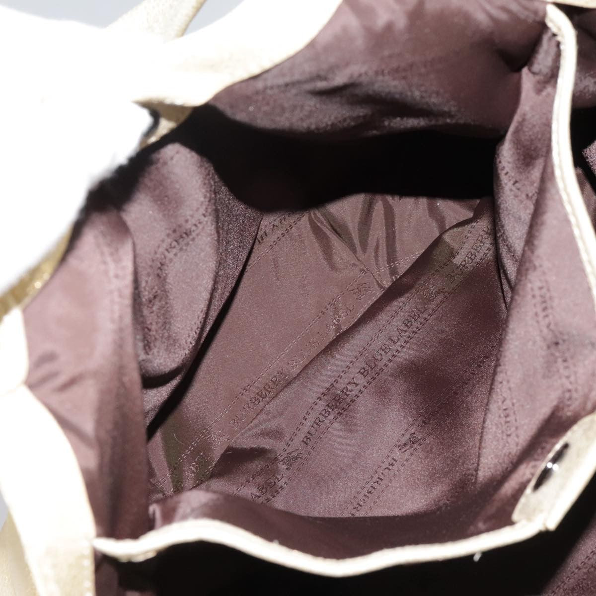 Burberry Blue Label Handbag Leather, GOLD, LEATHER, Handbag