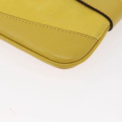 Burberry Vintage Shoulder Bag Leather, YELLOW, LEATHER, Shoulder bag