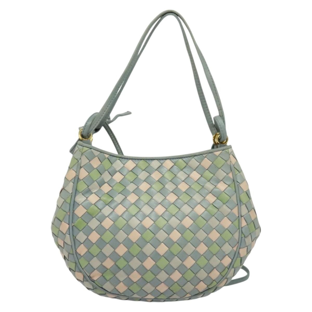 Bottega Veneta Drawstring Hobo Intrecciato Nappa, BLUE, LEATHER, Shoulder bag