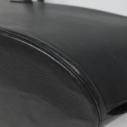 Louis Vuitton Saint Jacques Handbag Epi Leather, BLACK, LEATHER, Shoulder bag