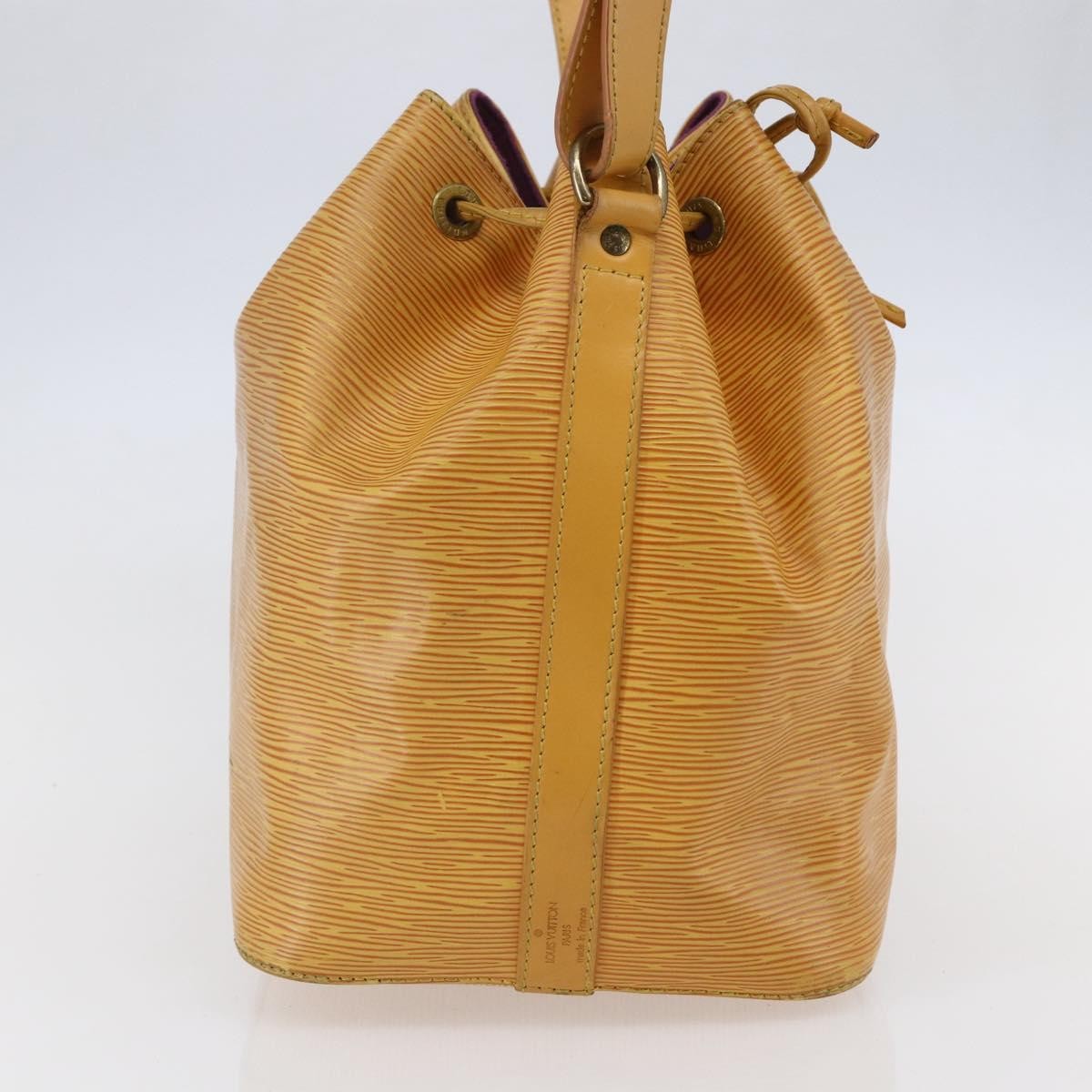 Louis Vuitton Petit Noe Handbag Epi Leather, YELLOW, LEATHER, Shoulder bag