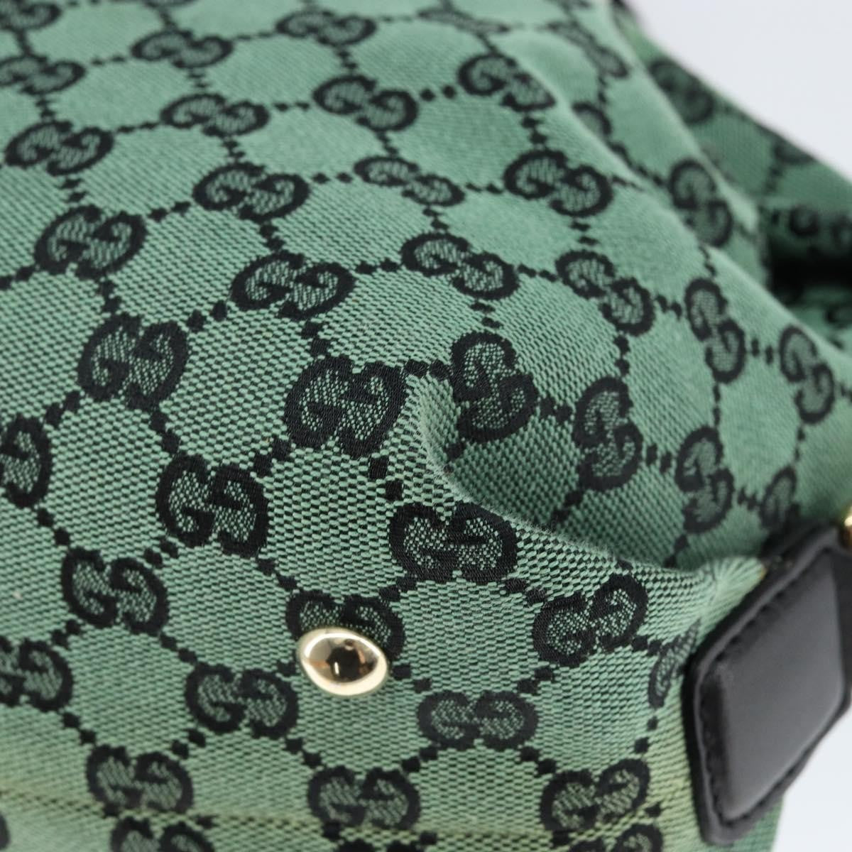 Gucci Full Moon Boston Bag GG Canvas, GREEN, CANVAS, Travel bag
