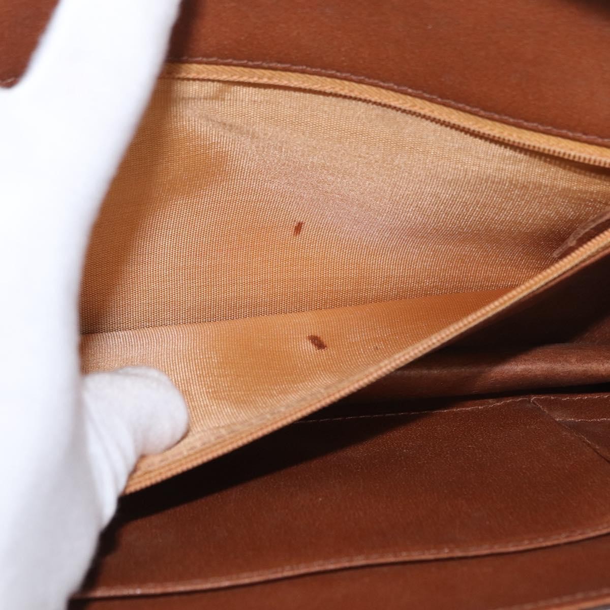 Louis Vuitton Dame Pochette Monogram Canvas, BROWN, CANVAS, Clutche & pouche