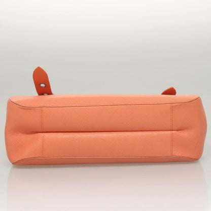 Salvatore Ferragamo Gancini handbag Leather, PINK, LEATHER, Handbag