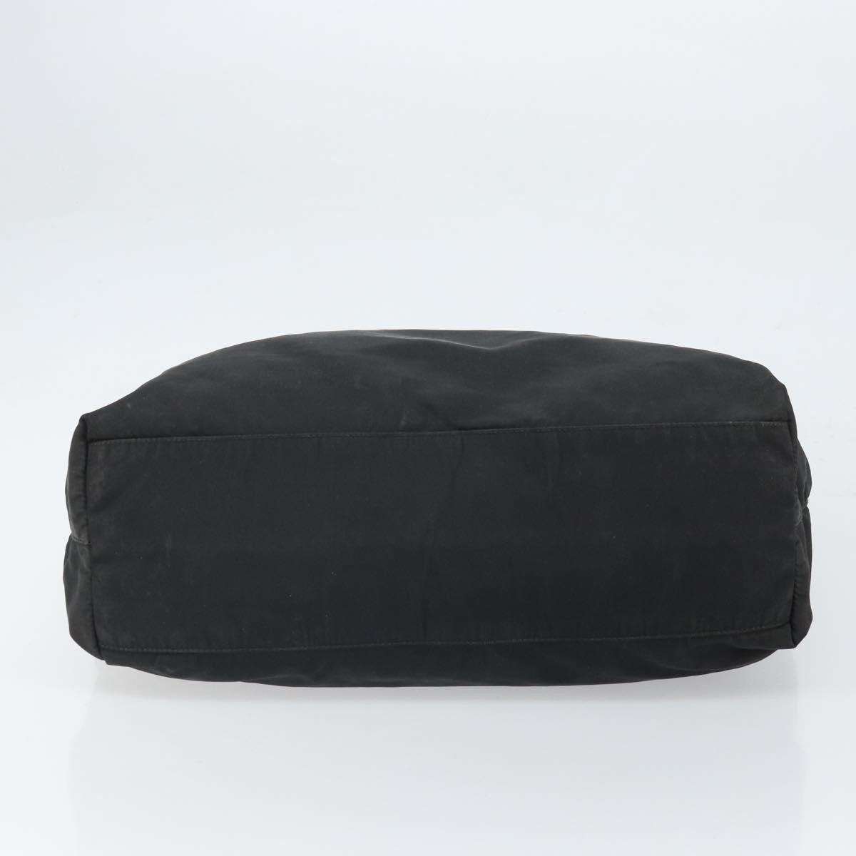 Prada Vintage Zip Tote Tessuto, BLACK, NYLON, Tote bag
