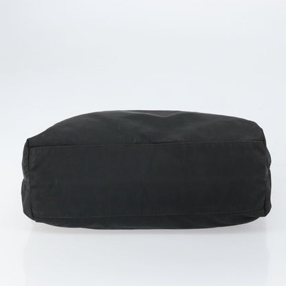 Prada Vintage Zip Tote Tessuto, BLACK, NYLON, Tote bag
