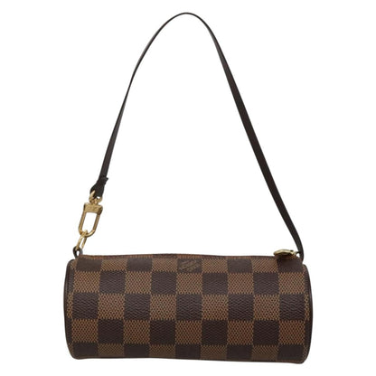 Louis Vuitton Papillon Pochette Damier, BROWN, CANVAS, Handbag