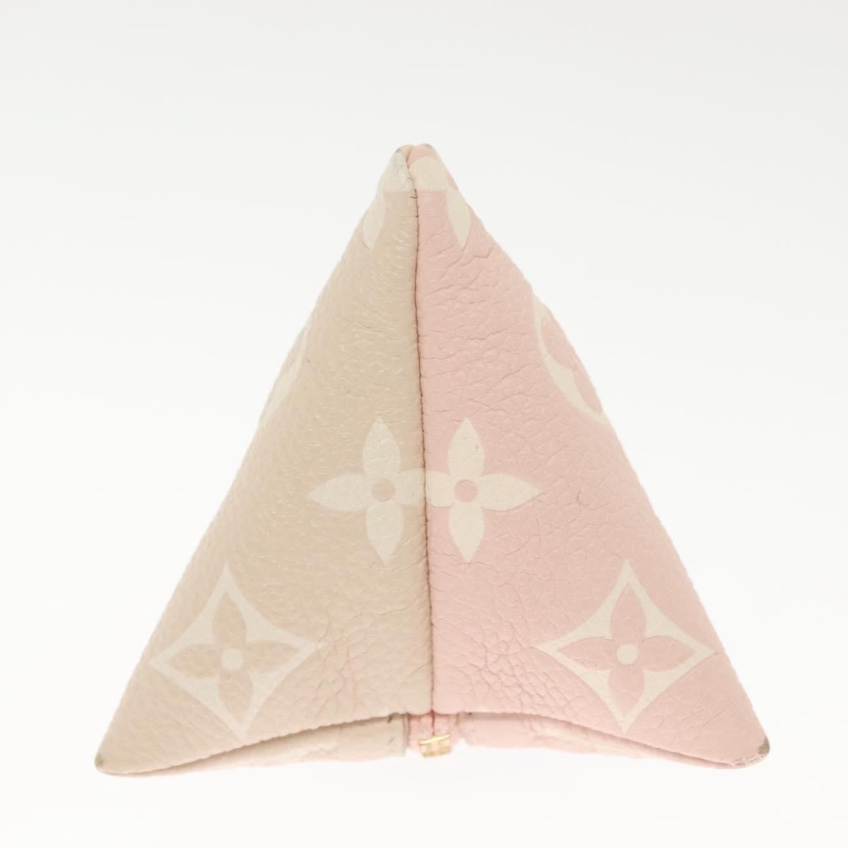 Louis Vuitton Berlingot Key Pouch Monogram Empreinte Leather, PINK, LEATHER, Charms and Keychains