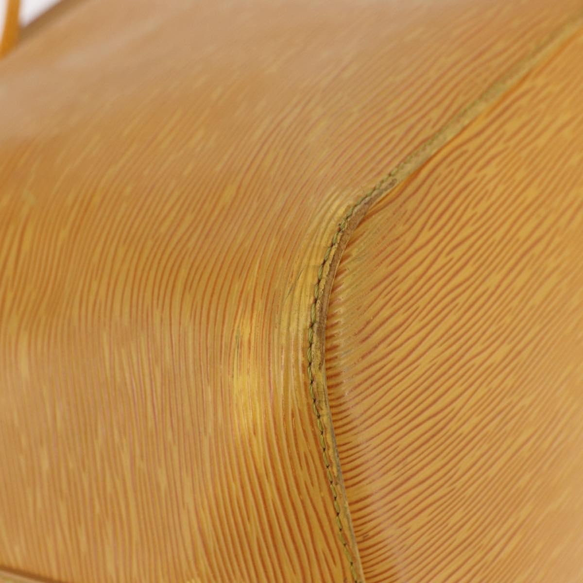Louis Vuitton Petit Noe Handbag Epi Leather, YELLOW, LEATHER, Shoulder bag