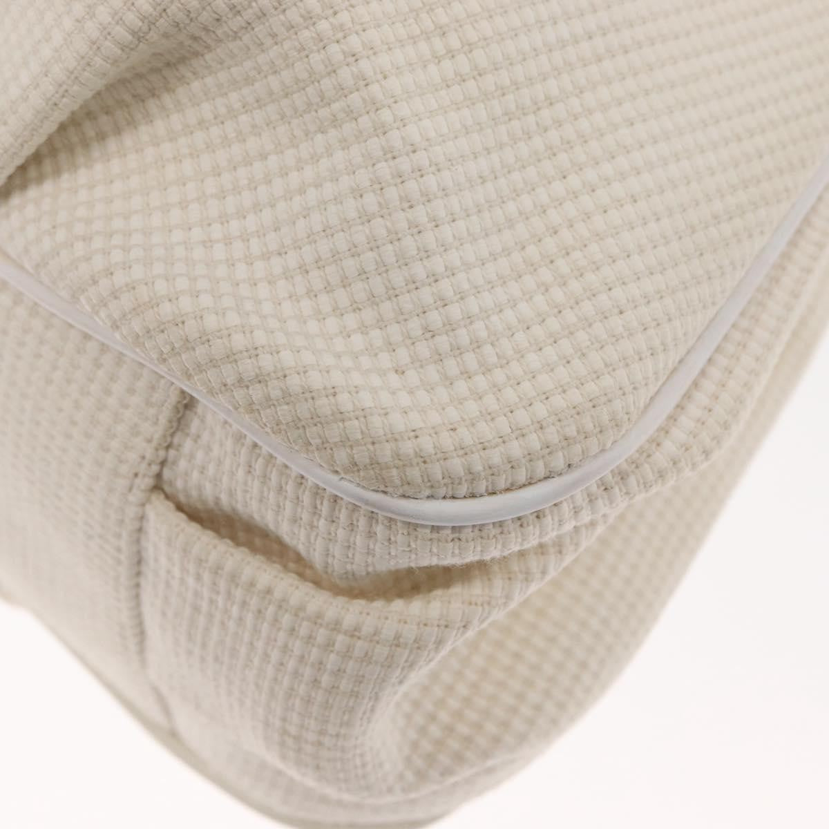 Fendi Mia Tote Canvas, WHITE, CANVAS, Tote bag