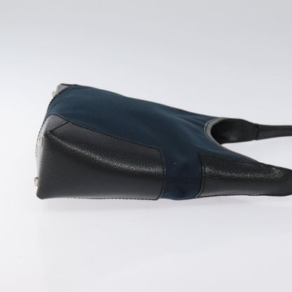 Salvatore Ferragamo Vintage Shoulder Bag Canvas, NAVY, CANVAS, Shoulder bag