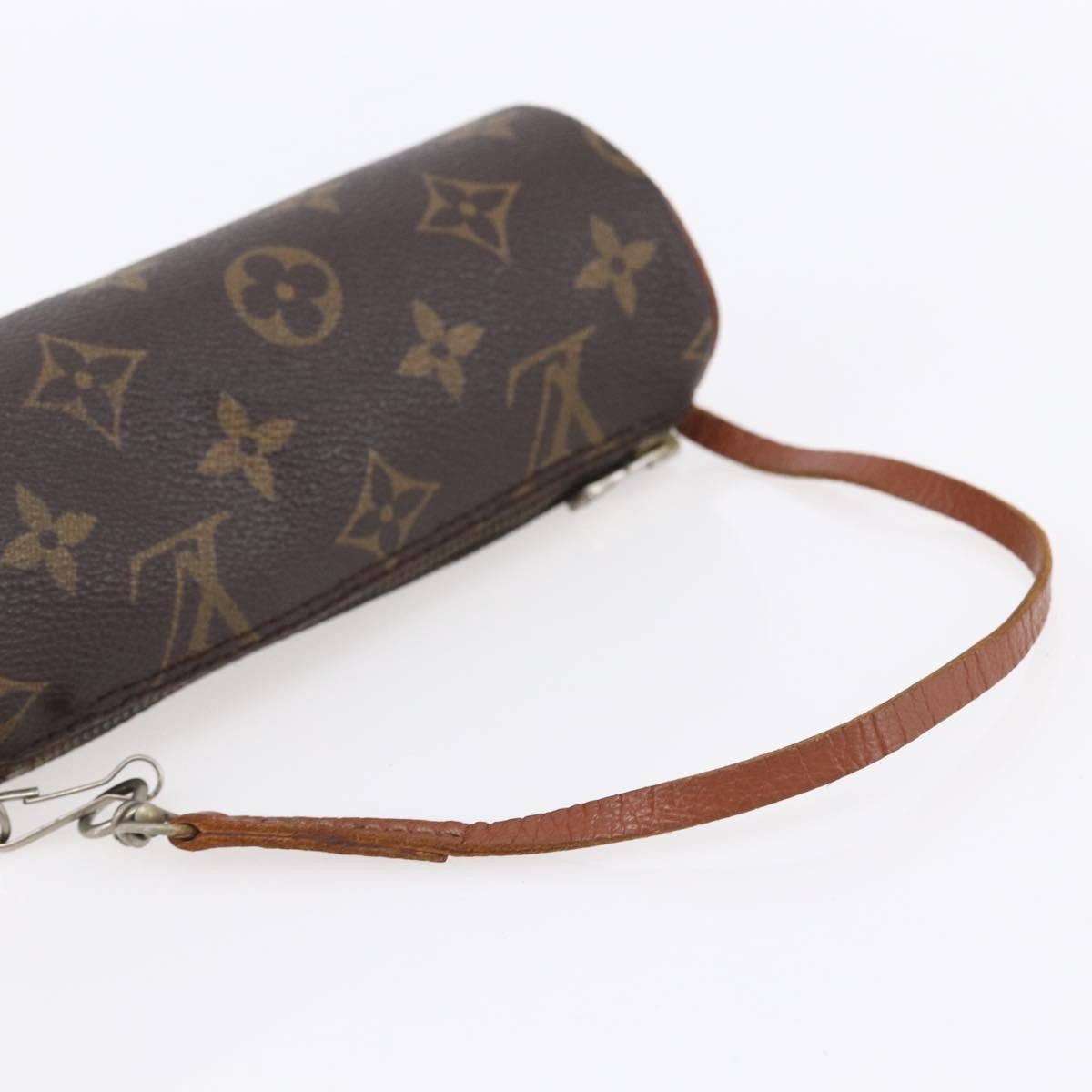 Louis Vuitton Papillon Pochette Monogram Canvas, BROWN, CANVAS, Clutche & pouche