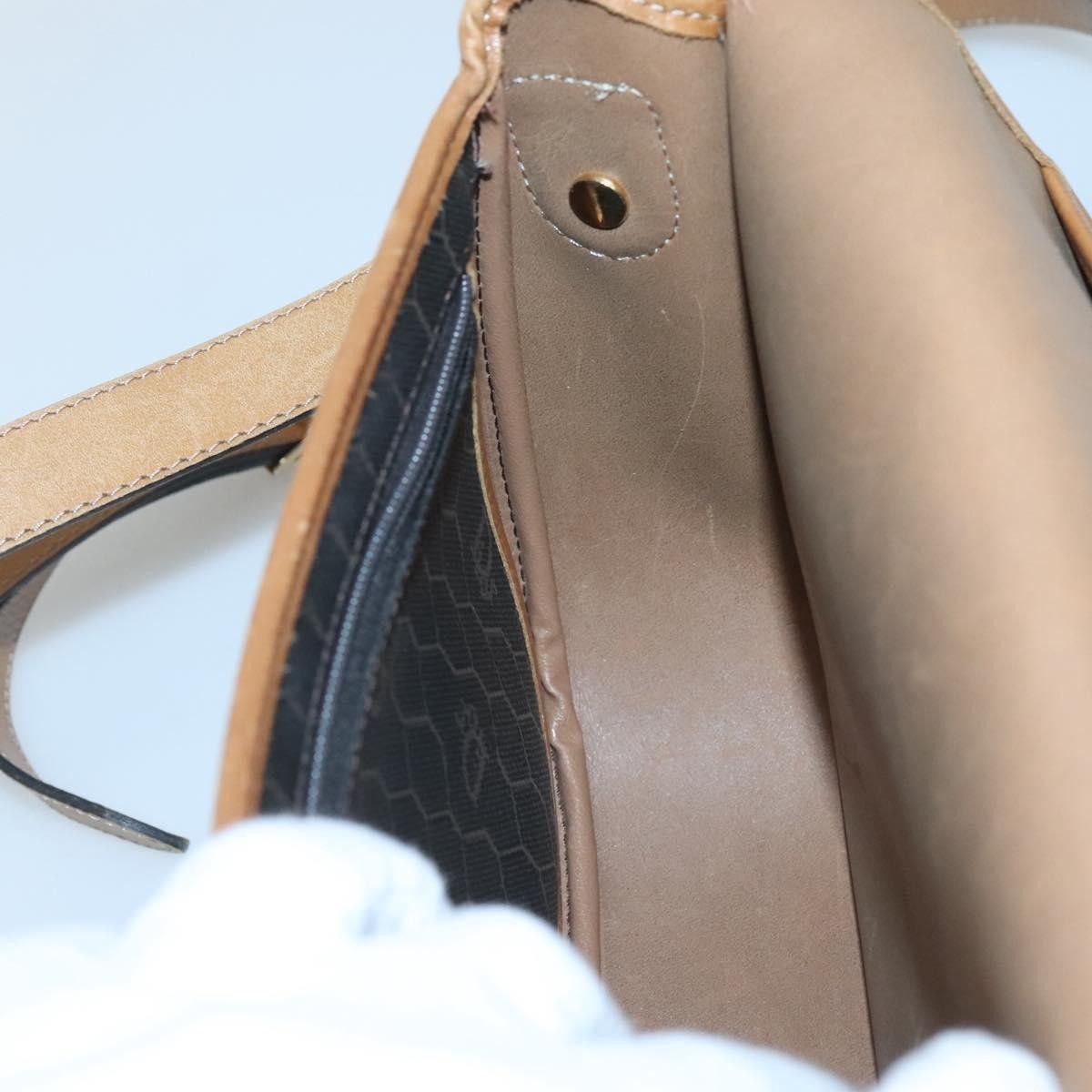 Christian Dior Vintage Honeycomb Flap Crossbody Bag Coated Canvas, BLACK, CANVAS, Crossbody bag