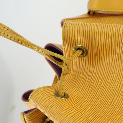Louis Vuitton Petit Noe Handbag Epi Leather, YELLOW, LEATHER, Shoulder bag